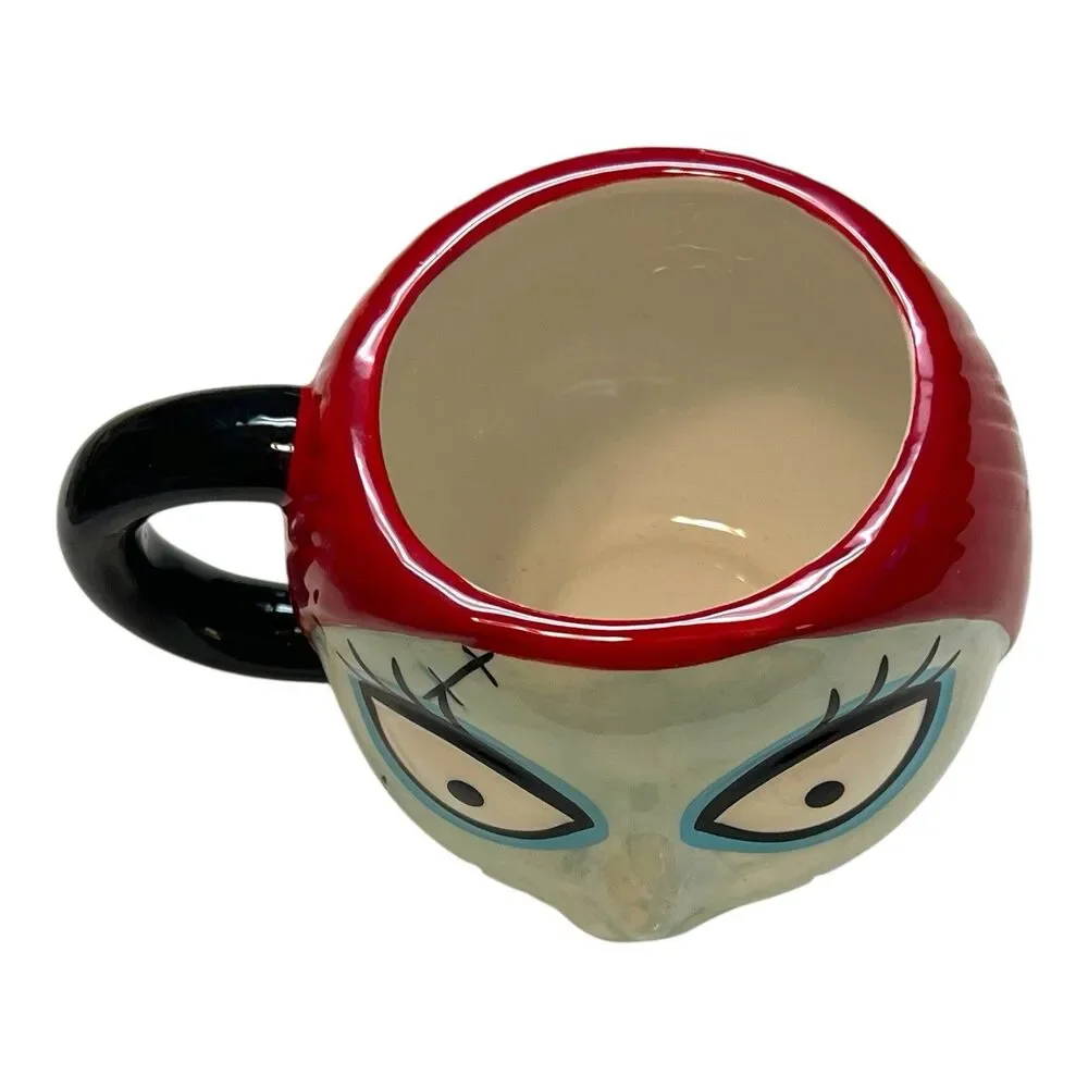 Disney Nightmare Before Christmas Sally 3D Sculpted Head Mug W Hot Chocolate Mix